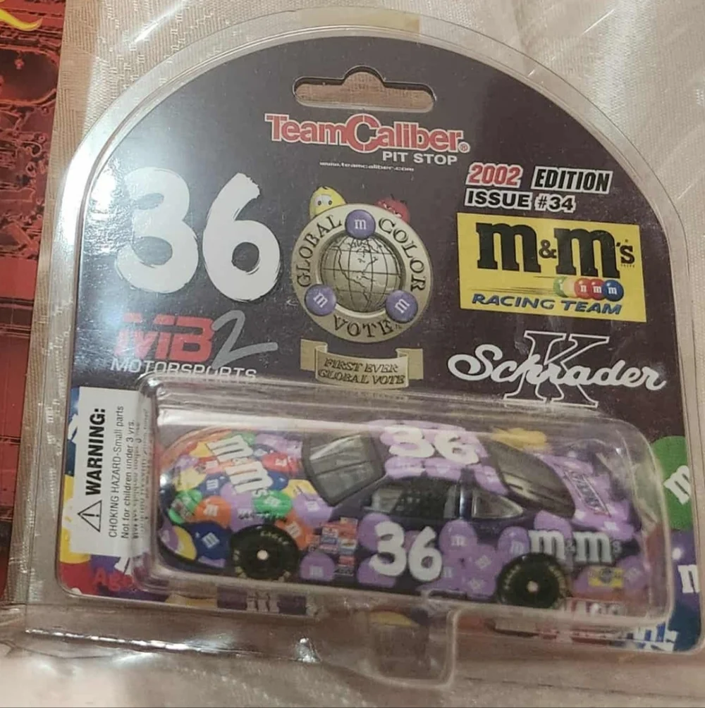 Team Calliber Pit Stop K Schrader M&M's Racing Team Global Color Vote 36 Car